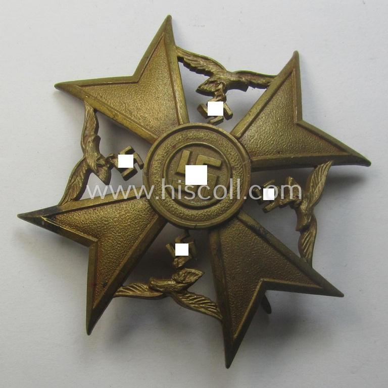 Superb - and actually fairly scarcely encountered! - 'Spanienkreuz ohne Schwerten in Bronze' being a neat non-maker-marked example that was produced by a to date still unidentified maker