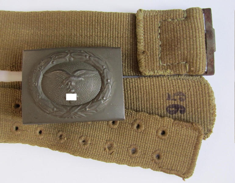  WH (Luftwaffe) green-coloured belt-buckle
