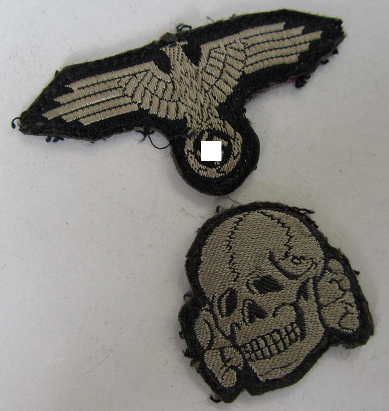  Variant Waffen-SS BeVo style skull-/eagle set