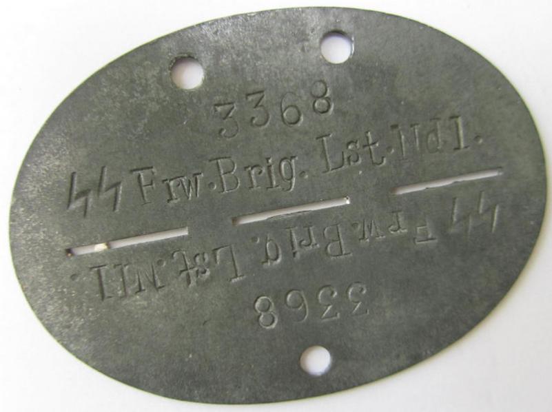  Dutch volunteer Waffen-SS ID-disc