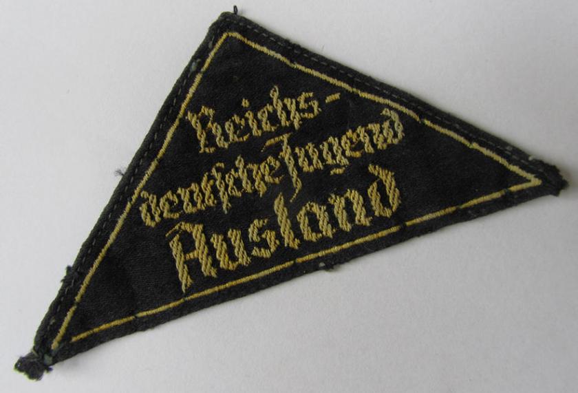  HJ-triangle: 'Reichs-deutsche Jugend Ausland'