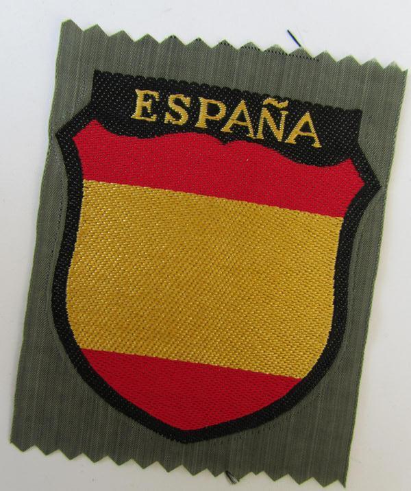  'BeVo'-type armshield entitled: 'Espana'
