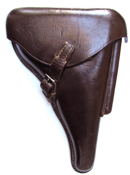  Chocolate-brown-coloured P08 holster