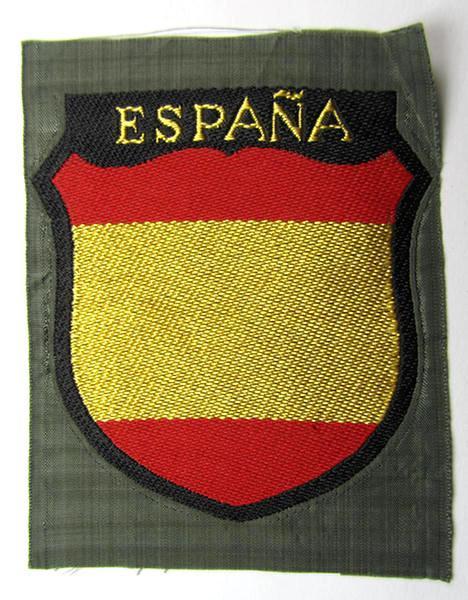  WH (Heeres) 'BeVo'-woven armshield 'Espana'