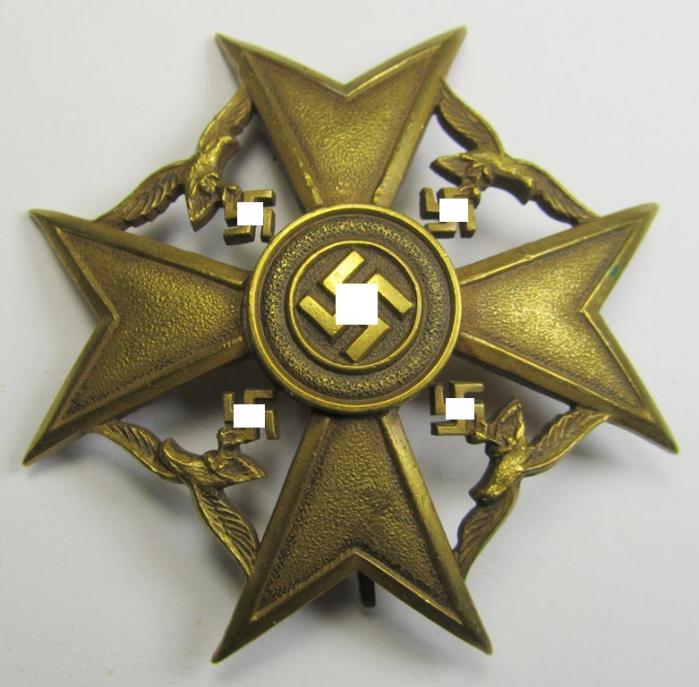  'Spanienkreuz ohne Schwerten in Bronze'