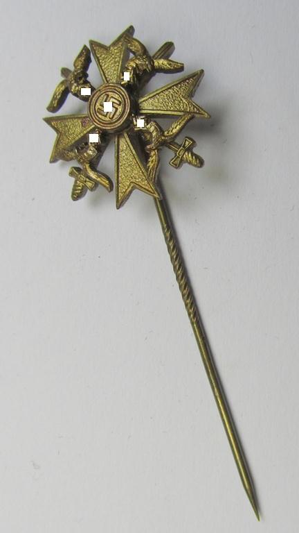  Miniature: 'Spanienkreuz mit Schw. in Gold'