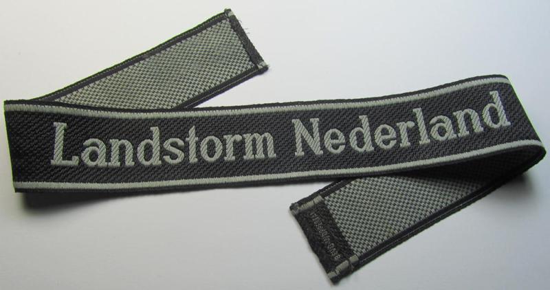 Waffen-SS cuff-title 'Landstorm Nederland'