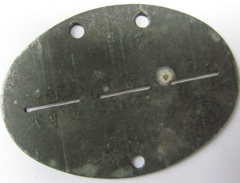 Nice - and not that commonly encountered! - zinc-based RAD (or 'Reichsarbeitsdienst') ID-disc, bearing the stamped text ie. unit-designation: 'RAD 13/211 124/8' - overall nice, albeit clearly used and/or worn condition!