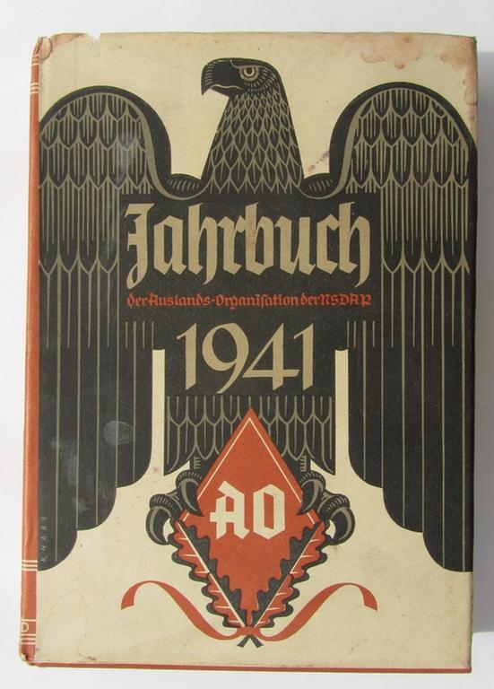 Very nice example of the: 'Auslands-Organisation der N.S.D.A.P.'-related: 'Jahrbuch 1941 - Ausgabe für den Seeschifffahrt' - overall nice condition!