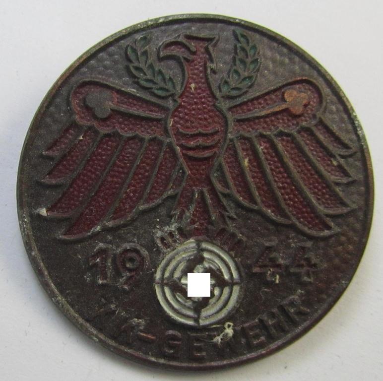 PIN Wehrmacht Scharfschützenabzeichen Eichenlaub Bunt Metall  289   Neu 