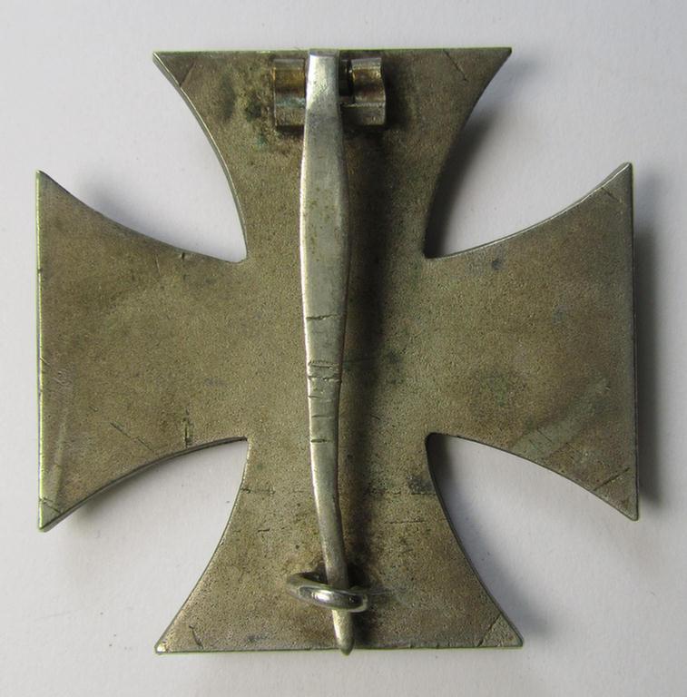 Attractive - albeit clearly used! - 'Eisernes Kreuz 1. Klasse' (or: Iron Cross 1st class) being a non-maker-marked (and fairly early war-period!) example as was - I deem - produced by the desirable 'Hersteller' (ie. maker): 'C.E.Juncker'