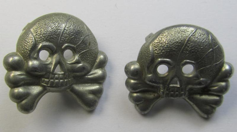 WW2 German SS Visor Cap Skull M1/24 - Book Pictured