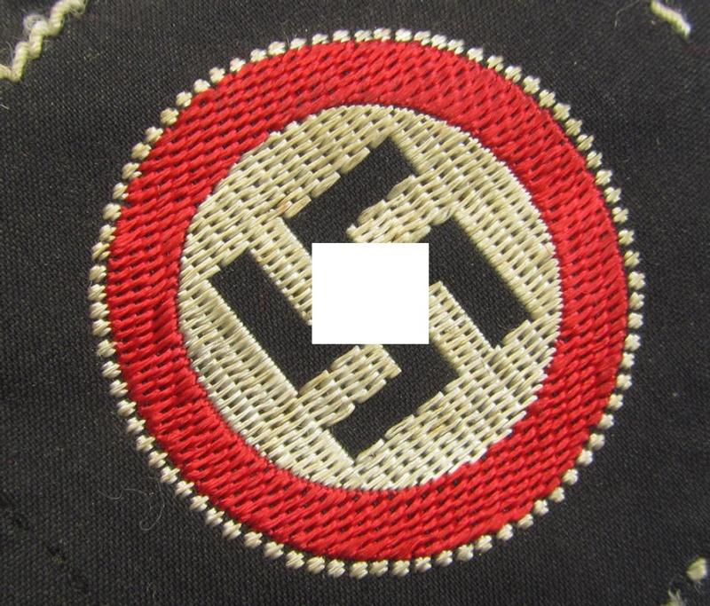 Superb - early-period and truly scarcely encountered! - so-called: 'N.S.D.A.P.'-related, trade- ie. special-career-patch ie. 'Raute' (ie. 'Laufbahn- o. Tätigkeitsabzeichen') as was specifically intended for usage by an: 'Amtswalter'