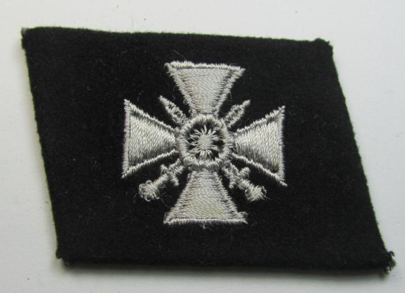 Waffen-SS - so-called: 'RzM-styled' - enlisted-mens'- ie. NCO-type collar-tab as was intended for usage by soldiers ie. NCOs of the: '29. Waffen-Grenadier-Division der SS 