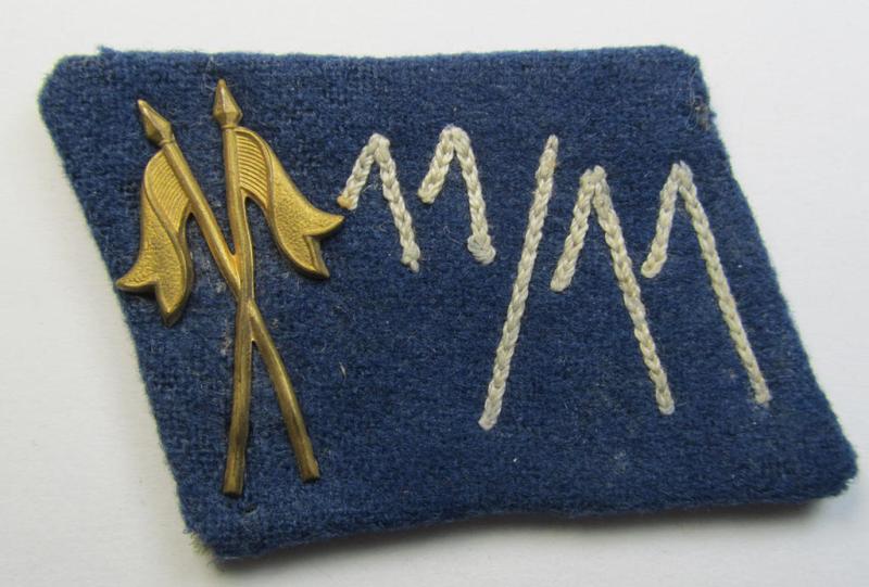 Hiscoll Military Antiques | Attractive - albeit regrattably single! - SA-  (ie. 'Sturmabteilungen'-) collar-patch (ie. 'Kragenspiegel') being a piece  as was intended for usage by an: 'SA-Mann' serving within the: '11./11.  Reiter-Standarte' (