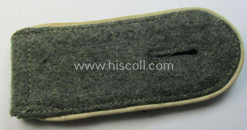 Attractive - albeit regrettably single! - mid- (ie. early-) war-period so-called: 'M41/M43'-pattern, WH (Heeres) EM-type shoulderstrap as was intended for a: 'Soldat eines Infanterie-Regiments'