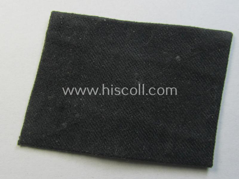 Superb - and 'virtually mint'! - Waffen-SS - so-called: 'BeVo'-woven, enlisted-mens'- (ie. NCO-) type so-called: 'rank'-collar-tab as was intended for usage by the soldiers (ie. NCOs) of the Waffen-SS throughout the war