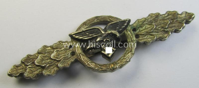 WH (Luftwaffe) 'Frontflugspange für Transportflieger in Silber' (or: silver-class transport-pilots'-clasp ie. FFS)