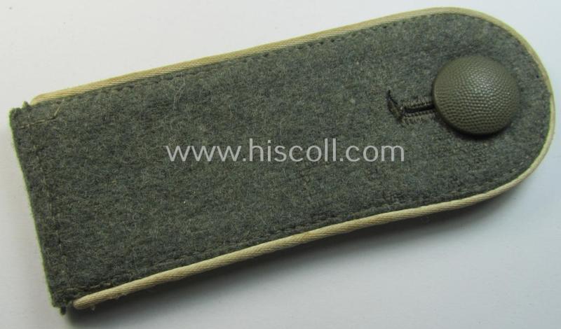 Superb - albeit regrettably single! - mid- (ie. early-) war-period so-called: 'M41/M43'-pattern, WH (Heeres) EM-type shoulderstrap as was intended for a: 'Soldat eines Infanterie-Regiments'