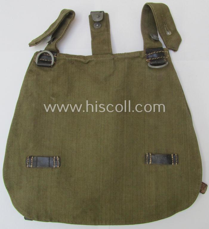 Mid-war-period, so-called: 'M31'-type, WH (Heeres ie. Waffen-SS etc.) 'Brotbeutel' (ie. bread-bag) being a maker-marked and/or: '1942'-dated example that comes in a 'virtually mint- ie. unissued' condition
