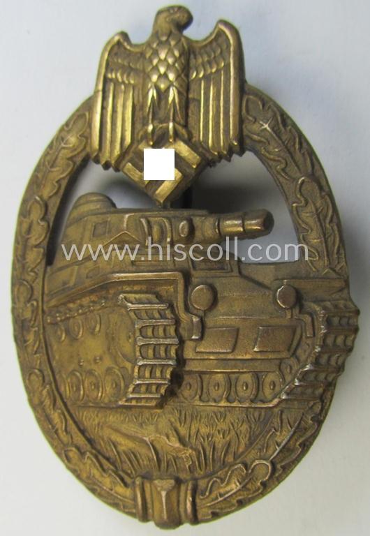 'Panzerkampf-Abzeichen in Bronze' by the: 'Karl Würster'-company