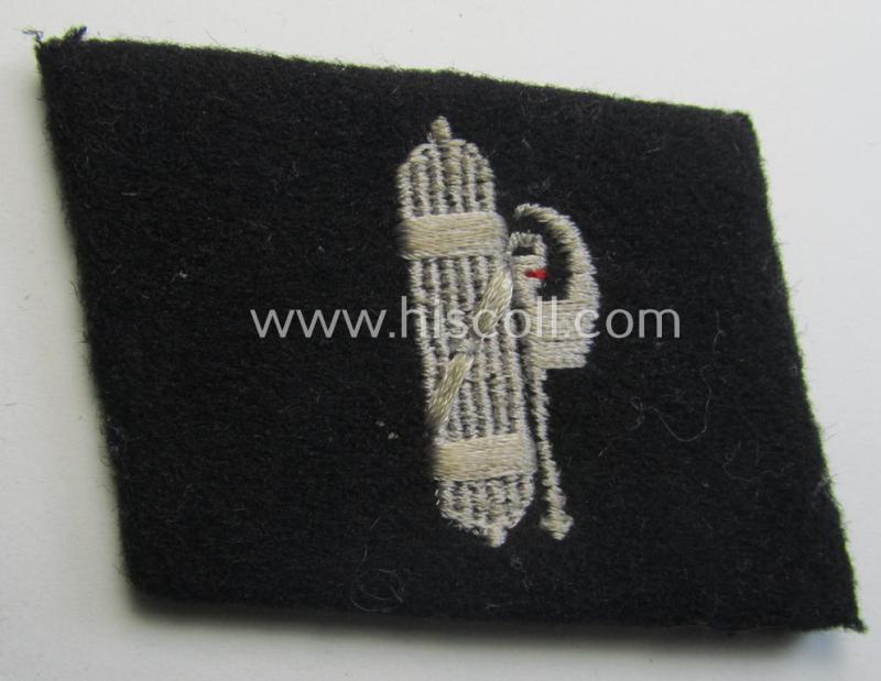 Waffen-SS, EM- (ie. NCO-) type collar-tab : '29. SS Waffen-Gren. Div.' ('Italienische Nr. 1' or: 'Legione SS Italiana')
