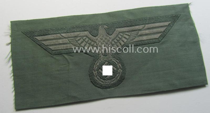 WH (Heeres) breast-eagle in 'BeVo'-weave-pattern