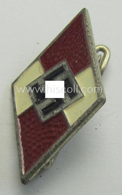 HJ (ie. 'Hitlerjugend') painted ie. sprayed 'Raute': 'RzM - M1/120'