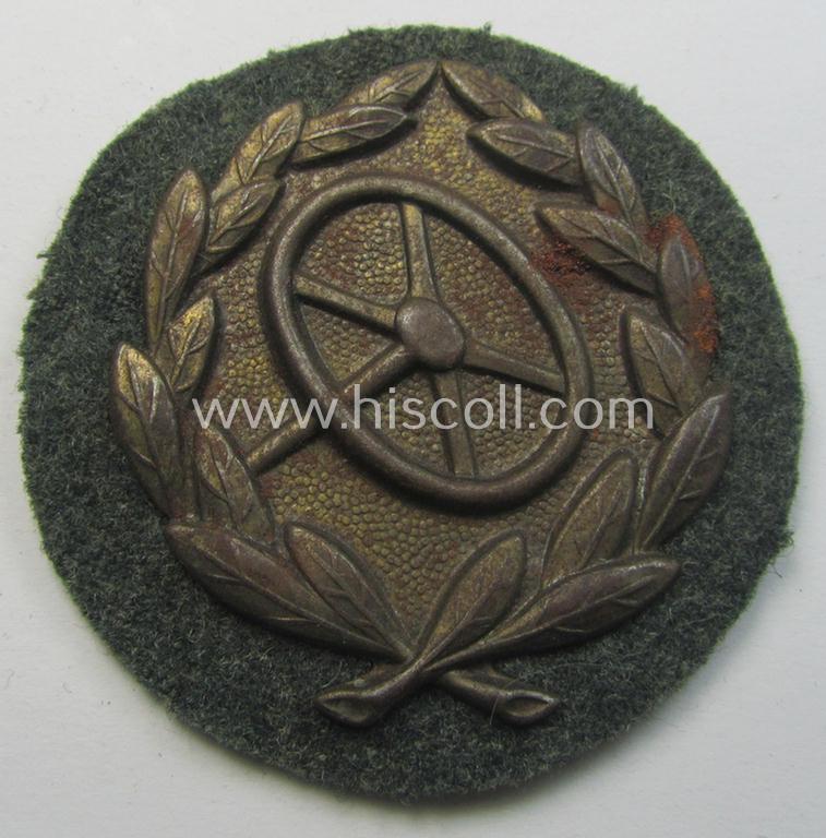 WH (Heeres- ie. Waffen-SS): 'Kraftfahrbewährungs-Abz. in Bronze'