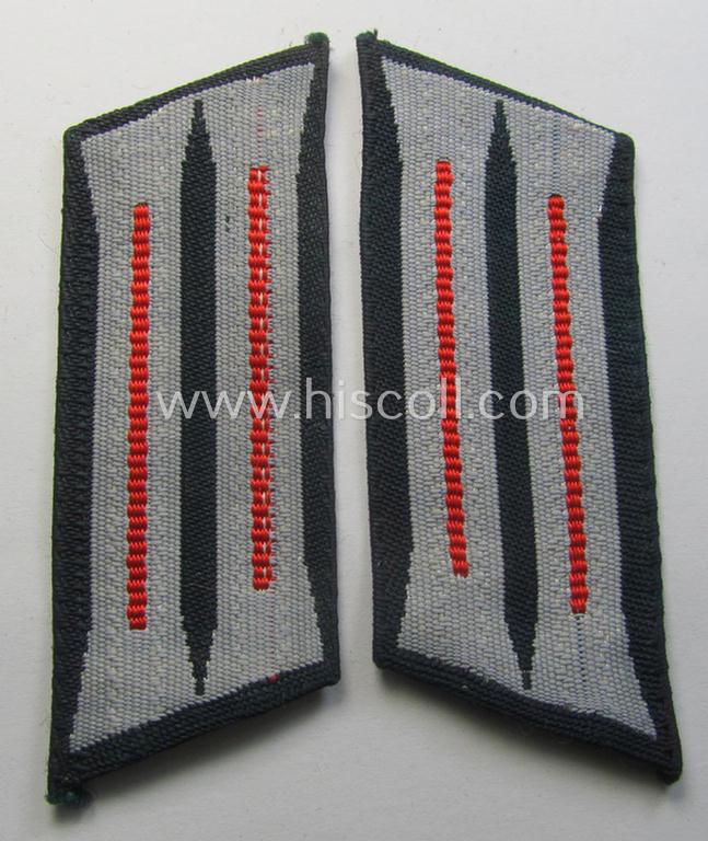 Pair of WH (Heeres) EM/NCO-type collar-tabs (or: 'Einheitskragenspiegel') '(Sturm)Art.-Trpn.'