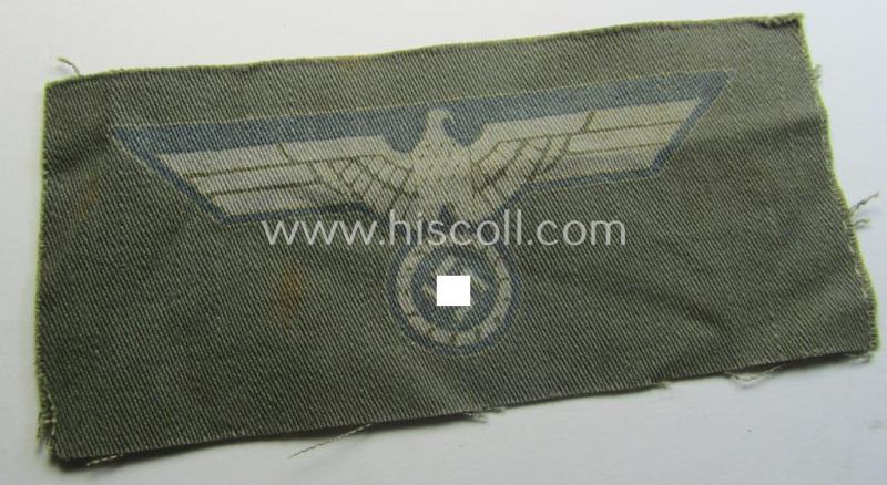WH (Heeres) breast-eagle of the 'last-ditch'- (ie. later-war-period-) and/or 'printed'-pattern