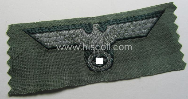 WH (Heeres) 'flatwire'-woven 'Offiziersadler für Schiffchen'