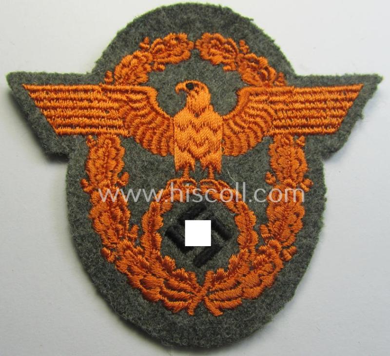 'Polizei'- (ie. WH (Heeres) related-) arm-eagle: 'Feldgendarmerie-Truppen'