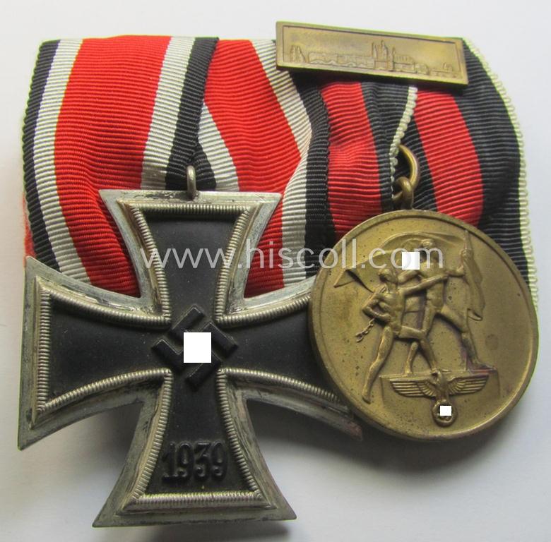 WH (Heeres o. KM etc.) medal-bar (ie.: 'Orden- o. Doppelspange')