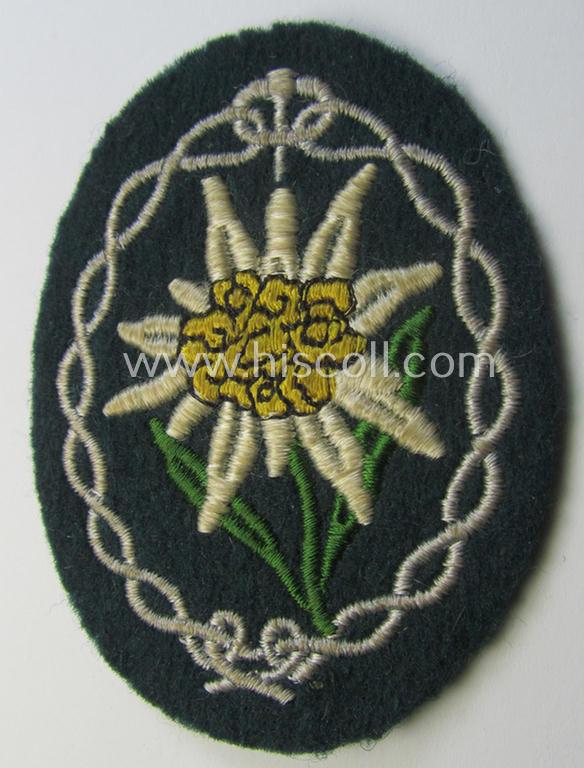 WH (Heeres) EM- (ie. NCO-) type: 'Edelweiss'-armpatch