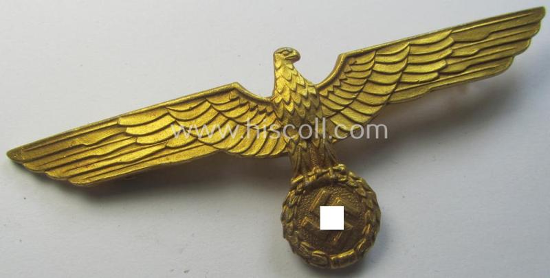 WH (KM) bright-golden-toned, light-weight- (ie. aluminium-) based breast-eagle ('Brustadler')
