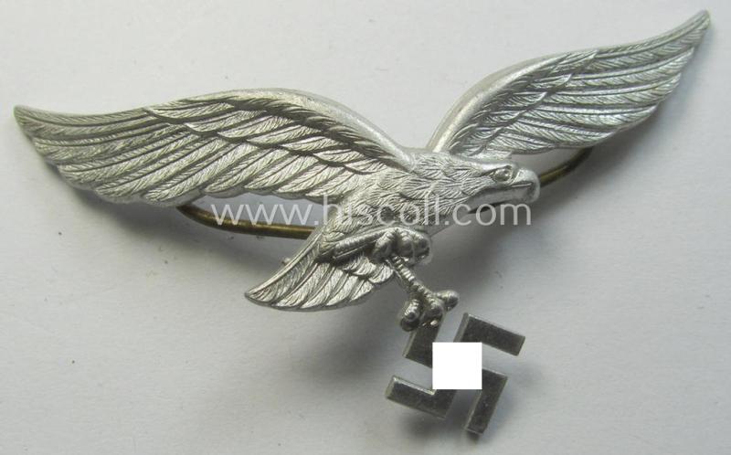 WH (Luftwaffe) visor- (ie. 'Schirmmützen'-) cap-eagle