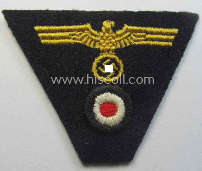 WH (Kriegsmarine) 'M43-pattern' cap-eagle/cocarde (ie. cap-trapezoid or: 'Mützentrapez')