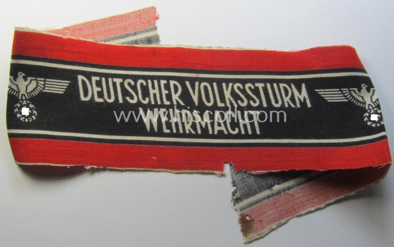 Armband: 'Deutscher Volkssturm'