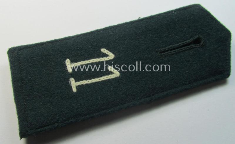 Single, WH (Heeres) EM-type 'cyphered' shoulderstrap: 'Soldat des Infanterie-Regiments 11'