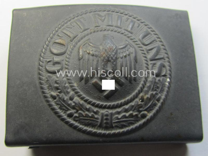 WH (Heeres ie. Kriegsmarine) steel-based belt-buckle