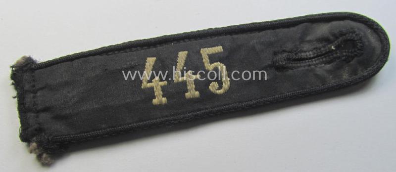 Single, 'DJ- o. Deutsches Jungvolk' shoulderstrap: 'DJ-Mitglied': 'Bann 445' (445 = 'Bann Hoya')