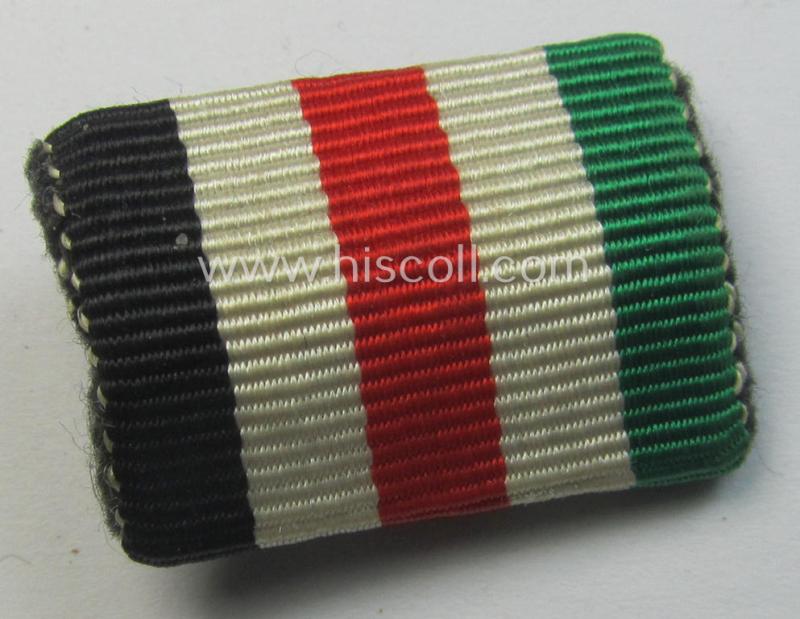 Single-pieced, WH (Heeres ie. KM etc.) medal-bar (ie. 'Feld- o. Bandspange'): 'Deutsch-Italienische Feldzugsmedaille'
