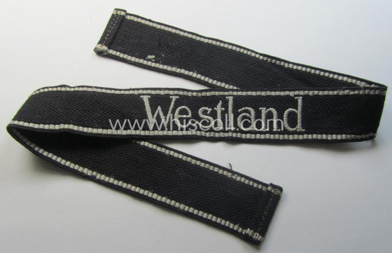 Waffen-SS, 'RzM'-pattern cuff-title (ie. 'Ärmelstreifen'): 'SS-Regiment 