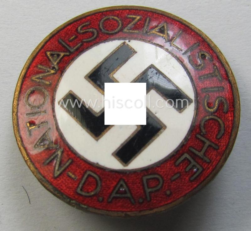 'N.S.D.A.P. - Parteiabzeichen' showing the makers'-designation: 'RzM' and/or: 'M1/127'