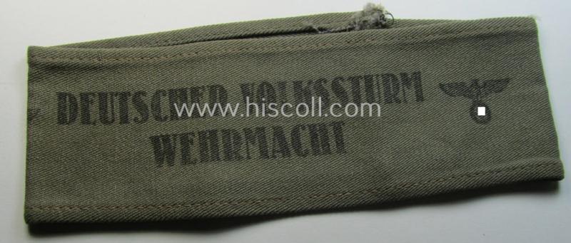'Variant'-pattern armband: 'Deutscher Volkssturm - Wehrmacht'
