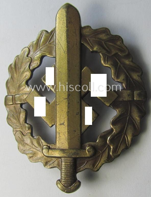 'SA-Sportabzeichen in Bronze' by 'W. Redo - Saarlautern' that is void of an an impressed bearers'-number