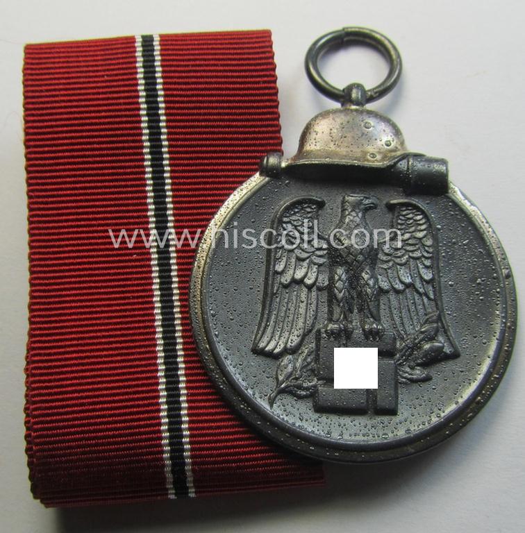 Medal-set: 'Winterschlacht im Osten 1941-42' being a maker- (ie. '107'-) marked specimen by the maker: 'Carl Wild'