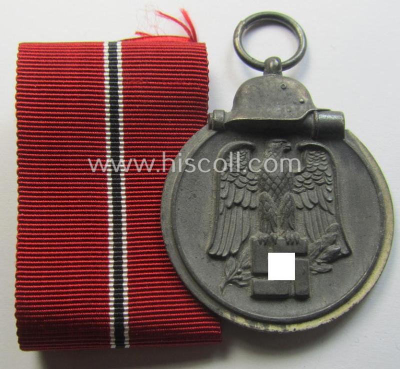 Medal-set: 'Winterschlacht im Osten 1941-42' being a maker- (ie. '60'-) marked specimen by the maker: 'Katz & Deyhle'