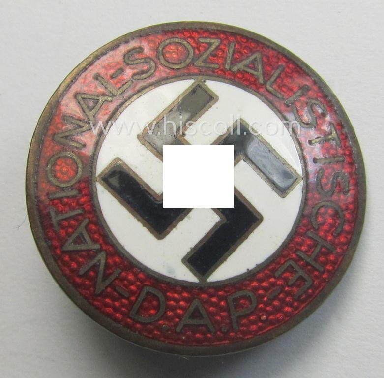 'N.S.D.A.P. - Parteiabzeichen' showing the makers'-designation: 'RzM' and/or: 'M1/66'
